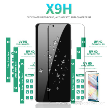 Curved Edge UV Glue Tempered Glass Screen Protector